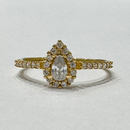 انگشتر طلا 18 عیار زنانه گالری سپینود طرح حلقه مدل RSG6