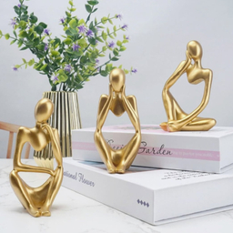مجسمه آدم متفکر کد N99 مجموعه 3 عددی