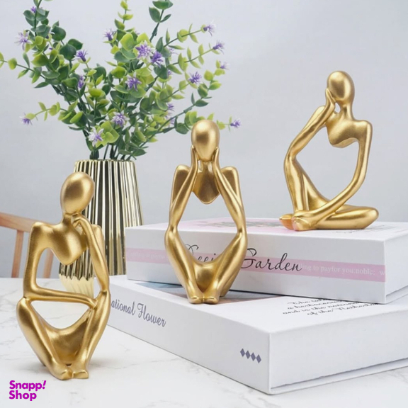 مجسمه آدم متفکر کد N99 مجموعه 3 عددی