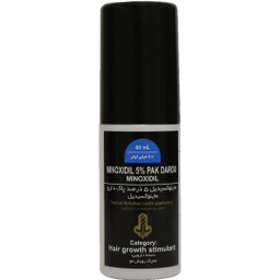 ماینوکسیدیل 5 درصد پاک دارو محرک رویش مو حجم 60 میلی لیتر