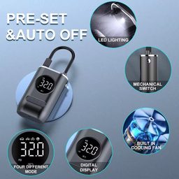 کمپرسور پمپ باد شارژی مدل CZK-3668