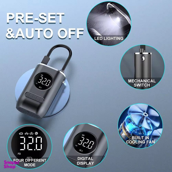 کمپرسور پمپ باد شارژی مدل CZK-3668