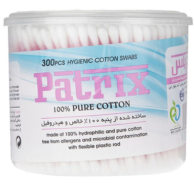گوش پاک‌کن پاتریکس بسته 300 عددی