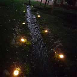 چراغ دفنی سولونیکس مدل دیسکی کد LED 12 مجموعه 4 عددی