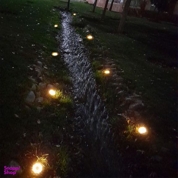 چراغ دفنی سولونیکس مدل دیسکی کد LED 12 مجموعه 4 عددی