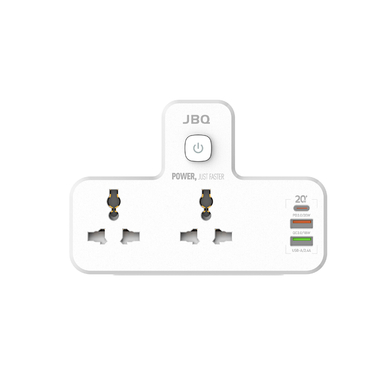 چندراهی برق USB دار جی بی کیو مدل SC-2311