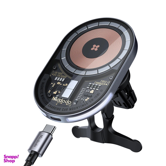 پایه نگهدارنده و شارژر بی سیم گوشی موبایل مک دودو مدل CH-2340