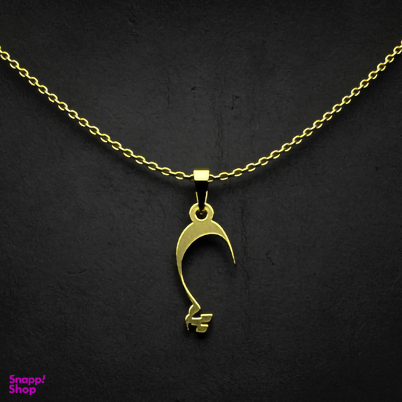 گردنبند طلا 18 عیار زنانه مدوپد مدل حرف ش کد I3-1-1700