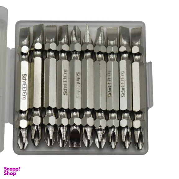 سری پیچ گوشتی یک سر چهارسو یک سر دو سو جتک مدل YP- H.R.C58-61/6.5CM مجموعه 10 عددی