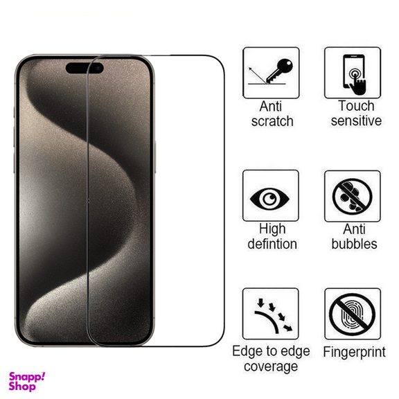 محافظ صفحه نمایش کی -زد دو مدل Full-Glassمناسب برای گوشی موبایل اپل iPhone 15 Pro Max