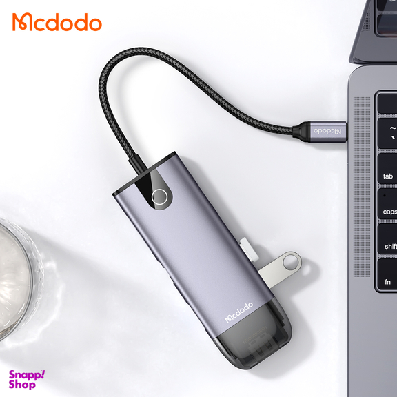 هاب 10 پورت USB-C مک دودو مدل HU-7420 طول 15 سانتی‌ متر