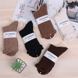 جوراب ساقدار زنانه کوکو اند هانا مدل زمستانی کد Coco-24 طرح بافت برجسته