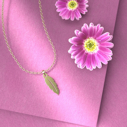 گردنبند طلا 18 عیار زنانه مدوپد مدل پر کد PP2-1-1192