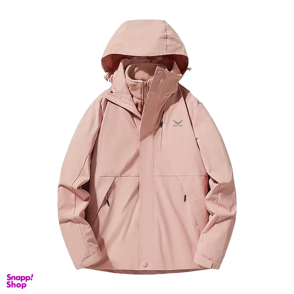 کاپشن دوپوش دخترانه اسنوهاک کد 99618B رنگ یاسی