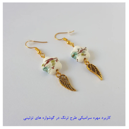 مهره گوشواره طرح گل بسته 100 عددی