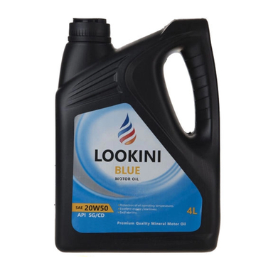 روغن موتور خودرو لوکینی مدل Blue-20W50 حجم 4 لیتر