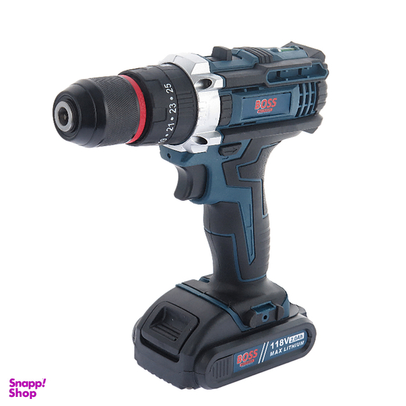 دریل چکشی باس مدل BS-16 مجموعه 118 عددی