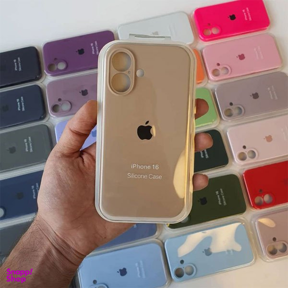 کاور گوشی موبایل مدل سیلیکونی پاک کنی کد ORG مناسب اپل iPhone 16