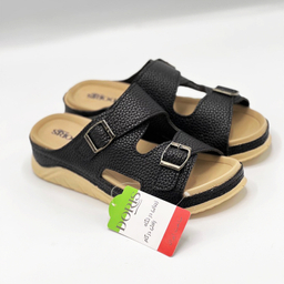 صندل زنانه دوریس مدل شهبانو طبی رنگ مشکی