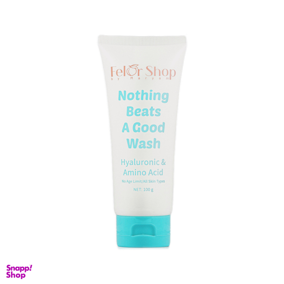 شوینده صورت آبرسان و ضد خشکی فلورشاپ با مریم مدل nothing beats a good wash وزن 100 گرم