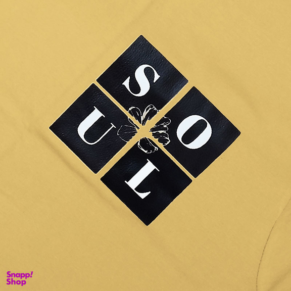 کراپ تیشرت زنانه طرح Soul مدل TKSOUKR رنگ کرم