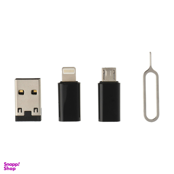 کابل تبدیل USB-C به USB-C / لایتنینگ / USB / micro USB پرووان مدل PCK001 طول 0.29 متر