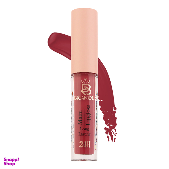 رژ لب مایع مات برانوس مدل Long Lasting شماره 503