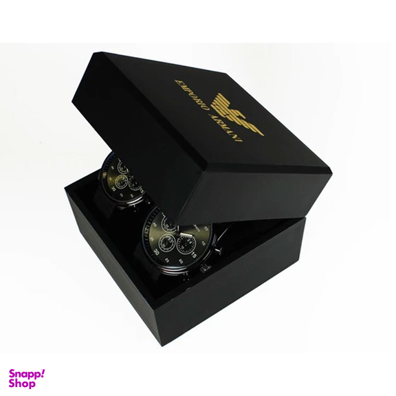 ست ساعت مچی عقربه ای زنانه و مردانه کد A-0002