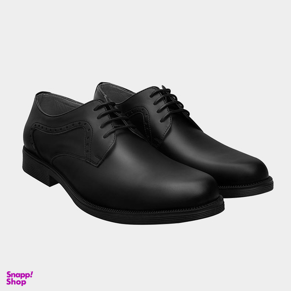 کفش کلاسیک مردانه نوین چرم مدل 1063 MS2186 رنگ مشکی