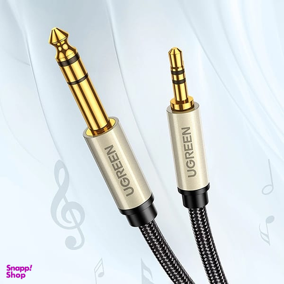 کابل تبدیل Jack 6.5mm به Jack 3.5mm یوگرین مدل AV127 کد 10625 طول 1 متر