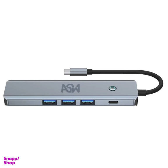 USB هاب 5 پورت Type-C ای جی دبلیو مدل BYL-2319