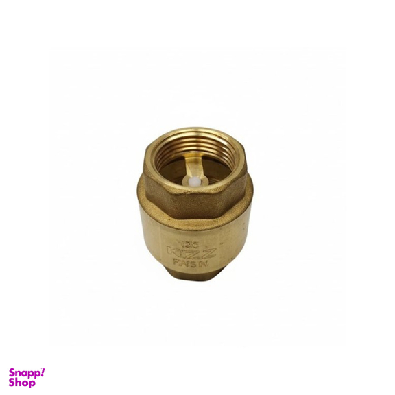 شیر یکطرفه فنری برنجی سایز 1 اینچ کد MT043