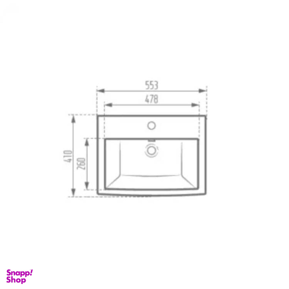 ست روشویی و کابینت مروا کابین مدل ولگا مروارید