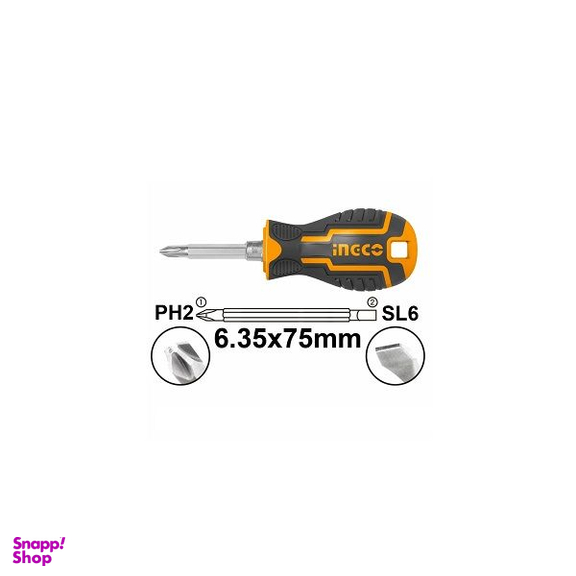پیچ گوشتی دو سر اینکو مدل AKISD-0202