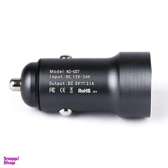 شارژر فندکی 22 وات کلومن مدل KC-C07 به همراه کابل تبدیل USB-C