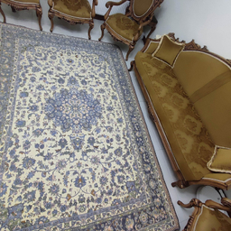 روفرشی مخمل دورو طرح میلاد سایز 6 متری