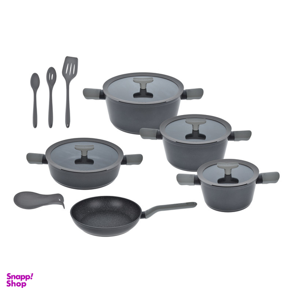 سرویس قابلمه و تابه گرانیتی 12 پارچه لیدوما مدل لئو