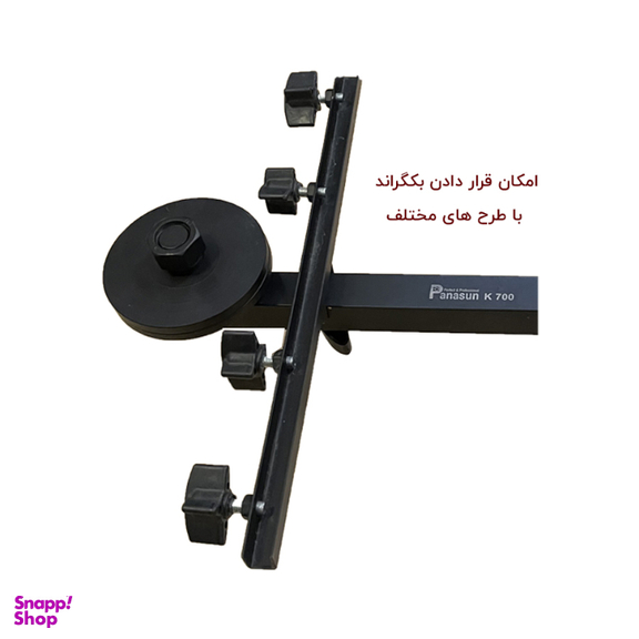 پایه گردان گوشی و تبلت پاناسان مدل K700 مناسب سایز 4.1 تا 6 اینچ