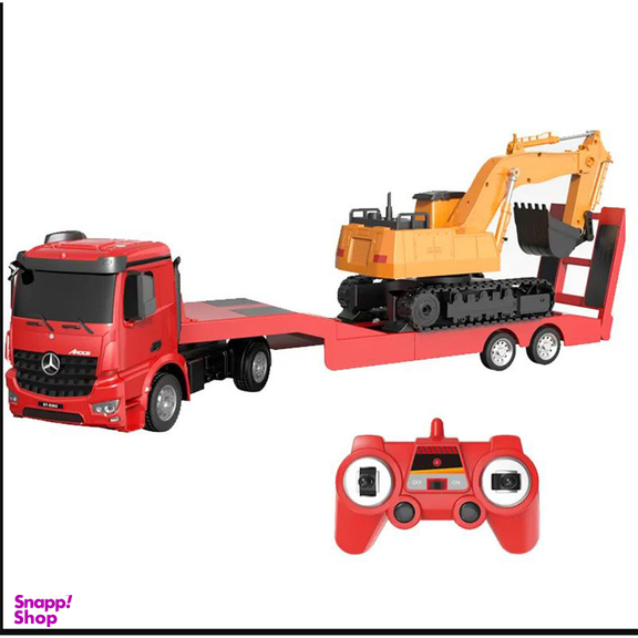 ماشین بازی کنترلی مدل کامیون مرسدس بنز حمل جرثقیل کد E663-003