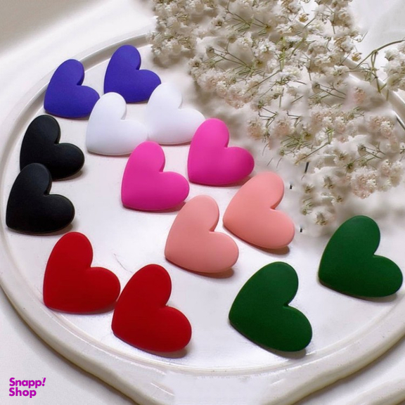 گوشواره زنانه مدل پلاس طرح قلب کد 003