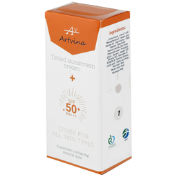 کرم ضد آفتاب رنگی آرت وینا 50 SPF مدل 01 رنگ روشن حجم 50 میلی لیتر