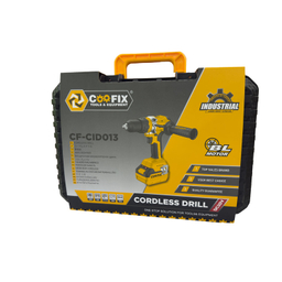 دریل شارژی چکشی کوفیکس مدل سه نظام 13 میلی متری 20 ولت کد SMT-CF-CID0013-