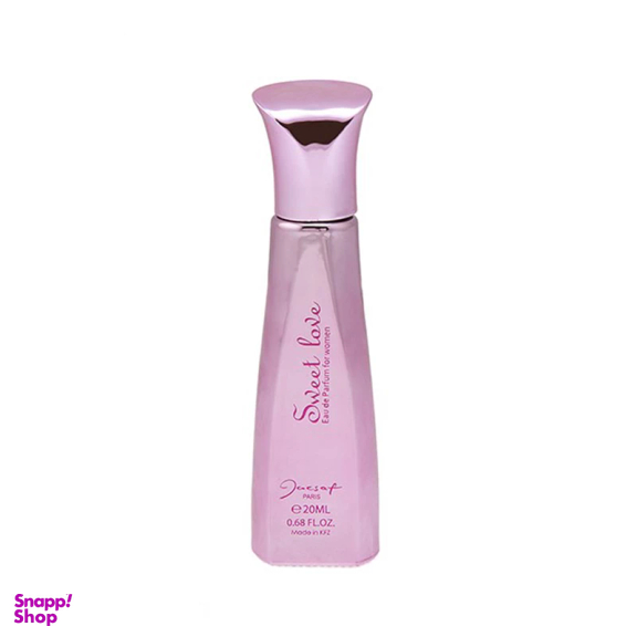 عطر جیبی زنانه ژک ساف مدل Sweet Love حجم 20 میلی‌ لیتر