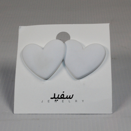 گوشواره زنانه مدل پلاس طرح قلب کد 003