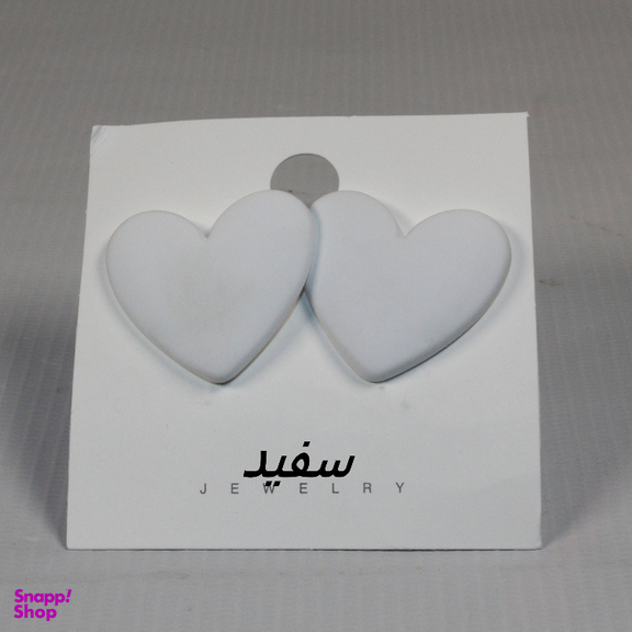 گوشواره زنانه مدل پلاس طرح قلب کد 003