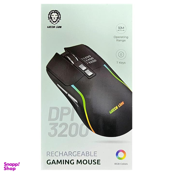 ماوس بی سیم مخصوص بازی گرین لاین مدل Green Lion GL-RM5 Gaming Mouse