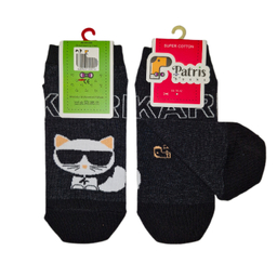 جوراب ساق کوتاه زنانه پاتریس مدل تا به تا کارل و شوپت