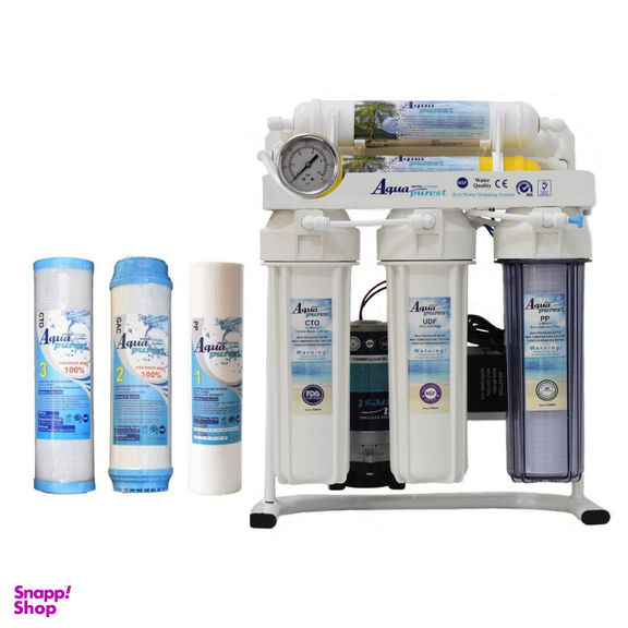 دستگاه تصفیه کننده آب آکوا پیورست مدل RO-TW700 به همراه فیلتر تصفیه آب کد 01 بسته 3 عددی