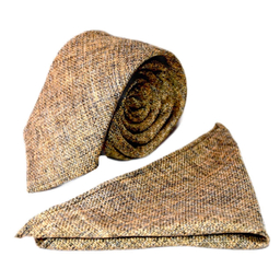 ست کراوات و دستمال جیب مردانه آیکت مدل محو