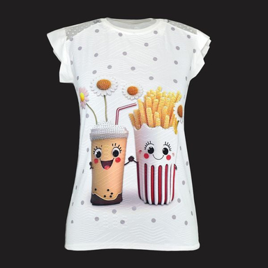 تیشرت آستین کوتاه زنانه مدل M3935